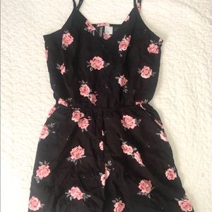 H&M Floral V-Neck Romper